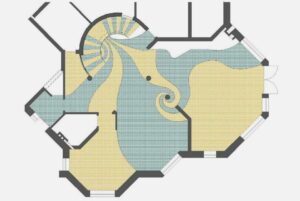 projekt domu jednorodzinnego topaz wizualizacja podloga villanette
